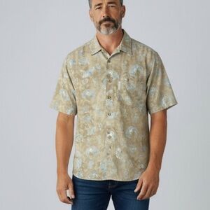 Columbia Casual Batik Cocktail Print Men’s Shirt
